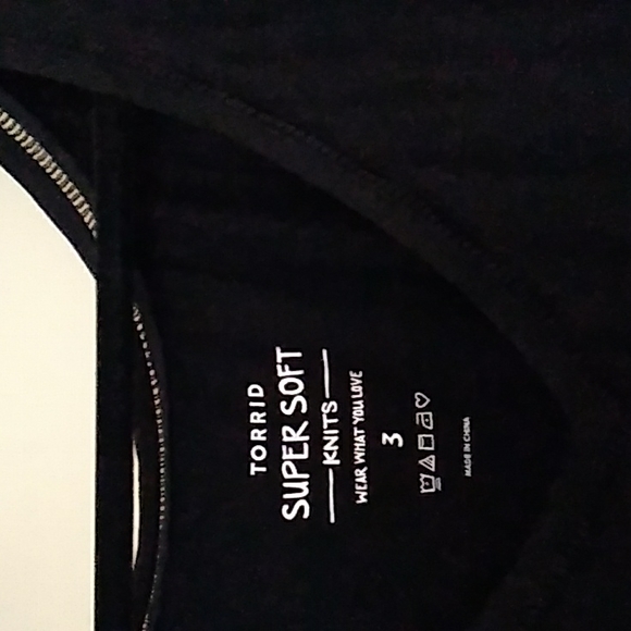 Torrid plus high-low babydoll sleeveless too size 3 - Picture 5 of 6